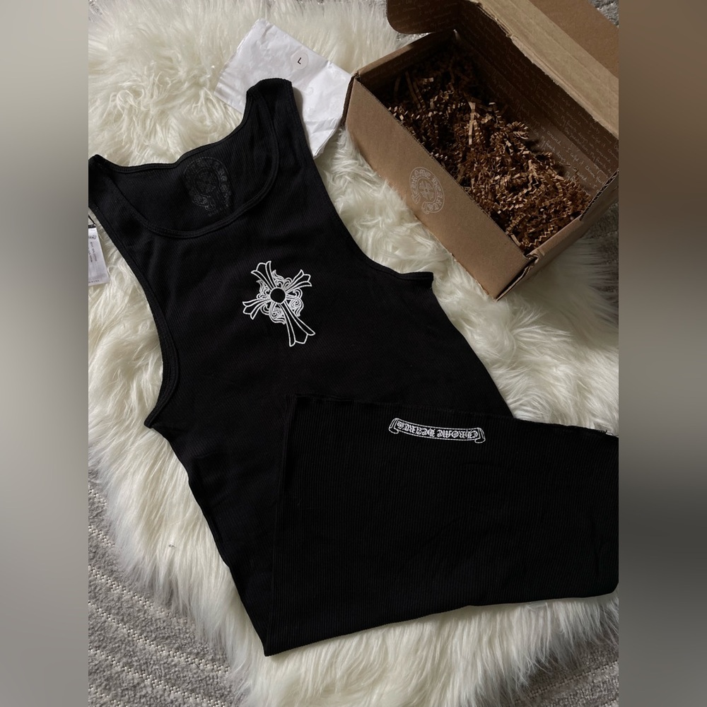 Chrome Hearts Black Cotton Tee NEW